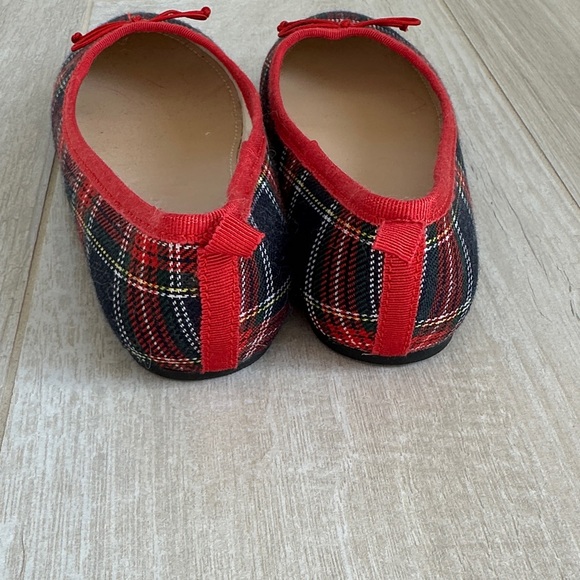 Crewcuts Girl’s Tartan Plaid Ballet Flats - Picture 5 of 8